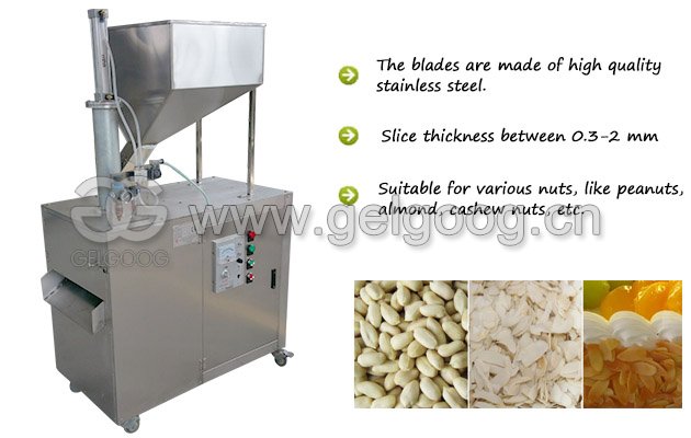 Almond Pista Slice Cutting Machine