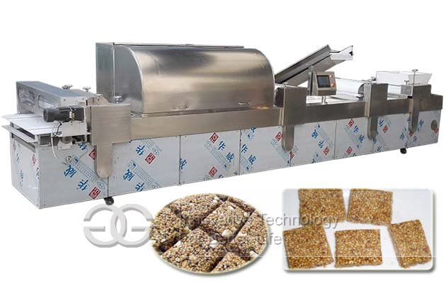 Commercial Automatic Peanut Brittle Making Machine With Air Condition CE Approved