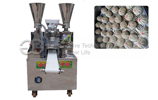 Two Hopper 110v Automatic Steamed Stuffed Bun Making Machine