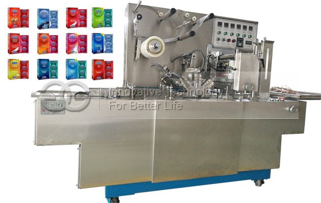 Automatic BOPP Film Overwrapping Machine for Condom Packets with Tear Tape 