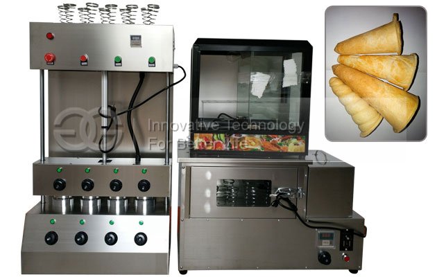 Conical Pizza Cone Making Machine and Oven