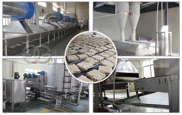 Large Capacity Fried Instant Noodle Processing Line