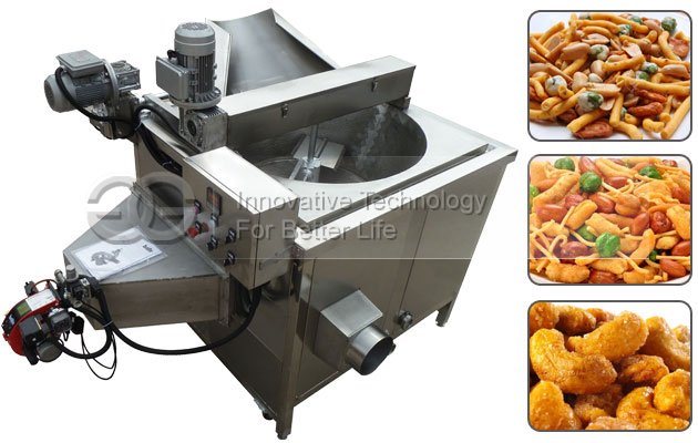 Commercial Gas Puffed Food Snack Fryer Machine