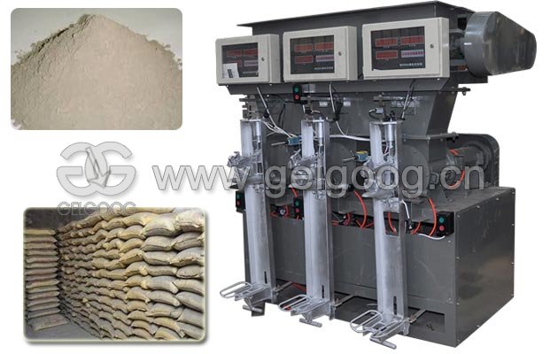 Three Spout Cement Packer Machine,Fixed Cement Packing Machin