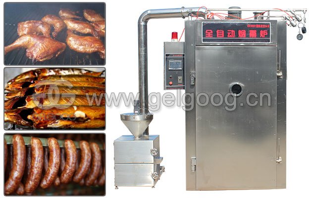 Industrial Meat/Fish/Sausage/Chicken Smoking Machine Oven 