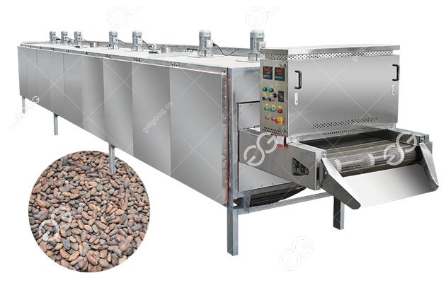 Automatic Gas Cocoa Bean Roasting Machine for Cocoa Powder