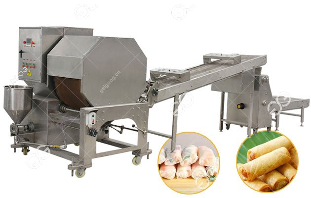 Gelgoog Automatic Spring Roll Lumpia Wrapper Making Machine For Sale