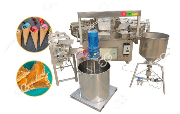 Rolled Ice Cream Cone Baking Machine for Sale