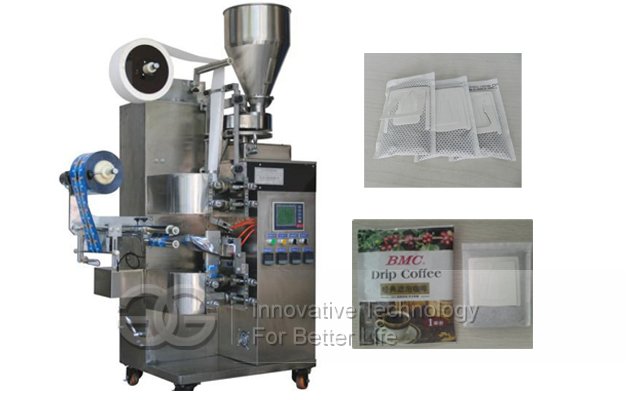 Ear Style Coffee Packing Machine With Double Layer