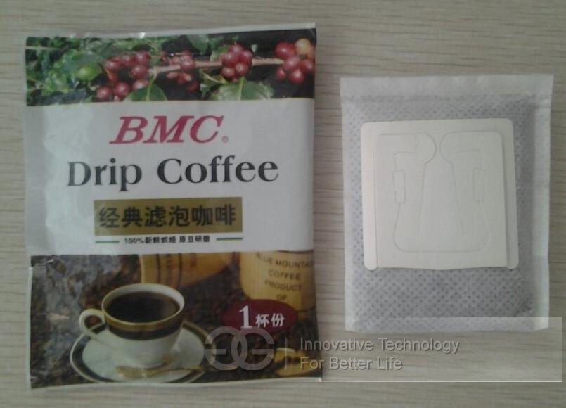 Ear Style Coffee Packing Machine With Double Layer