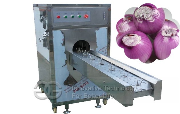 Onion Root Cutter Machine