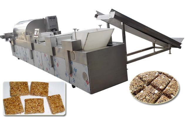 Full Automatic Peanut Brittle Making Machine|Groundnut Chikki Production Line