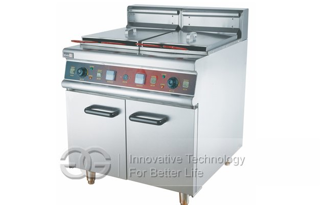 Vertical Temperature-controlled Fryer With Cabinet