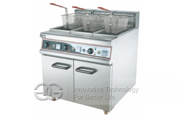 Vertical Temperature-controlled Fryer With Cabinet