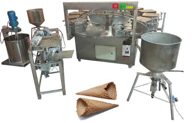 Waffle Ice Cream Cone Production Line