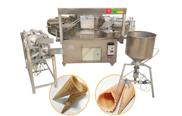 Rolled Ice Cream Cone Baking Machine for Sale