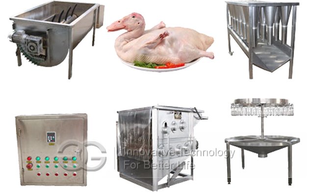 200-300pcs/h Semi-automatic poultry slaughtering production line