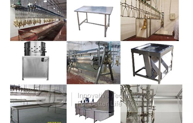 1000pcs/h Automatic Poultry Slaughtering Production Line