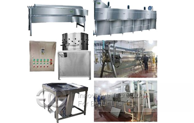 Automatic poultry slaughtering production line