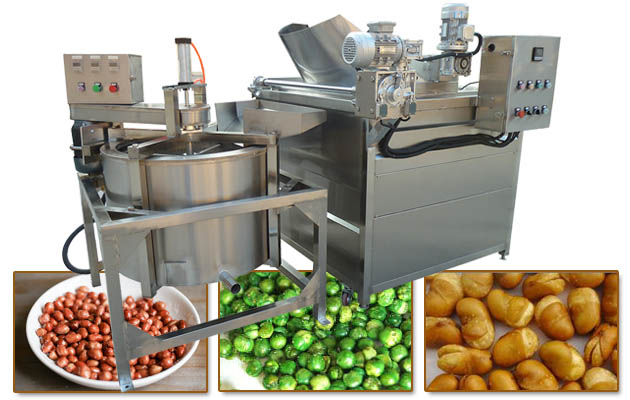 Automatic Peanut Deep Fryer Machine