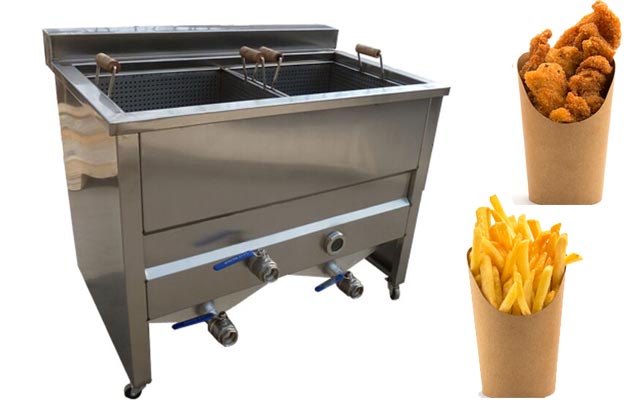 Double Tank Electric Snack Deep Fryer