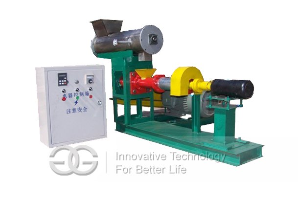 Floating fish feed extruder machine