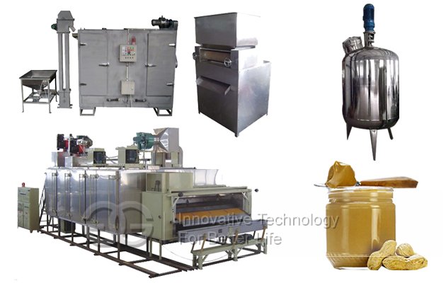 High Efficiency Peanut Butter Production line(500 kg/h）