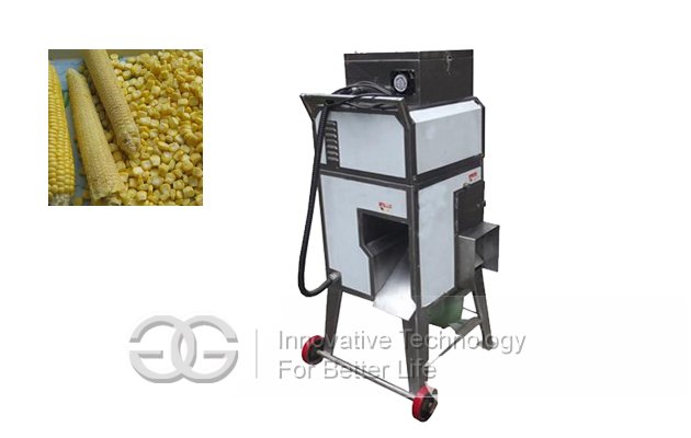 Commercial frozen corn shelling machine