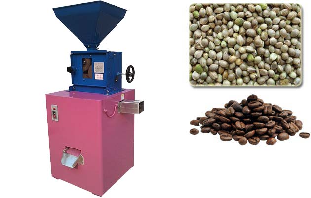 Three rubber roll rice hulling machine