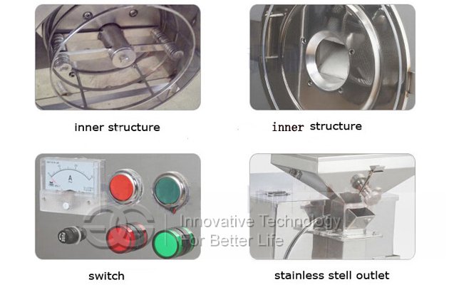 Stainless steel Nut powder grinding mill machine