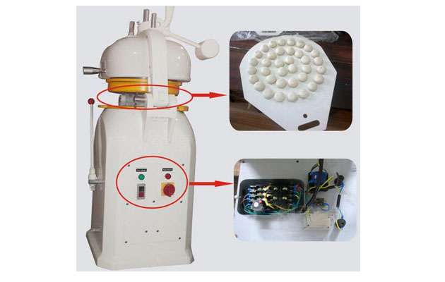 Dough Dividing And Rounding Machine