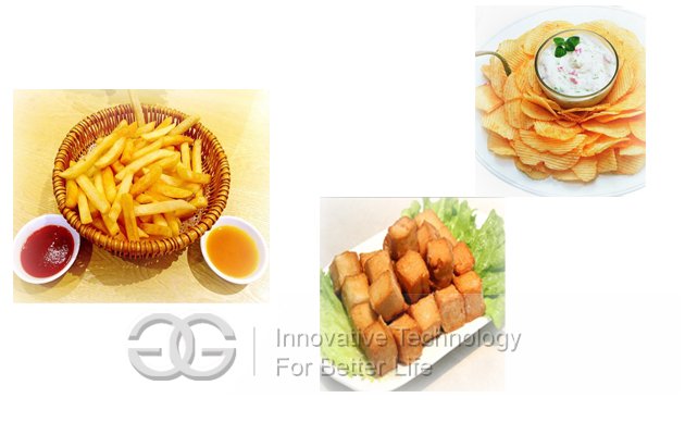 Potato Chips Frying Machine
