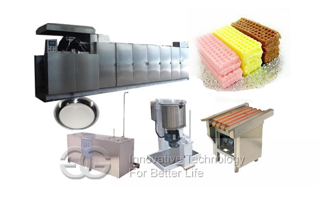 Wafer Biscuit Processing Line Gas Type