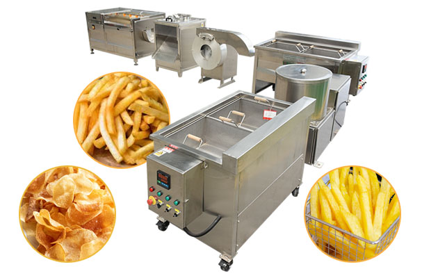 Small Scale Semi-automatic Potato Chips Production Line