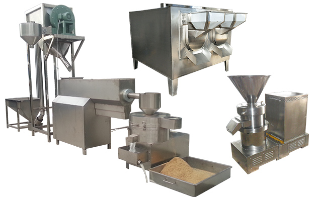 Automatic Sesame Paste Tahini Production Line 1000 kg/h