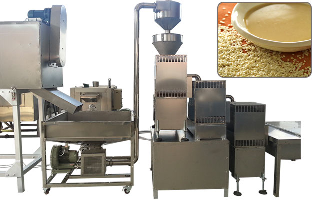 Hot Selling 300kg/h Sesame Tahini Production Line with Good Quality