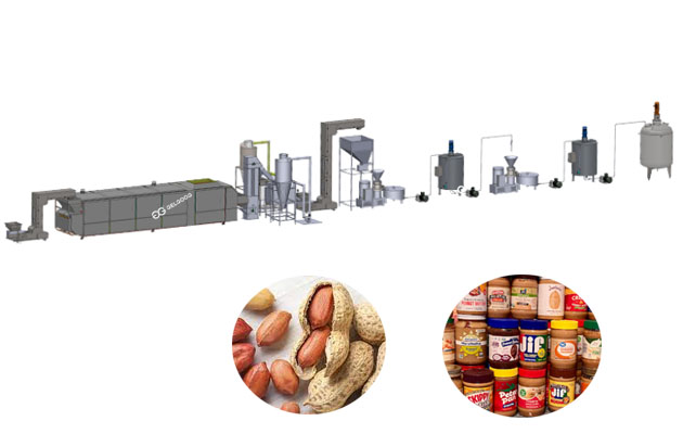 200 Kg/hourPeanut Butter Making Machine Product Line