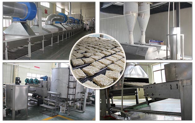 Large Capacity Fried Instant Noodle Processing Line