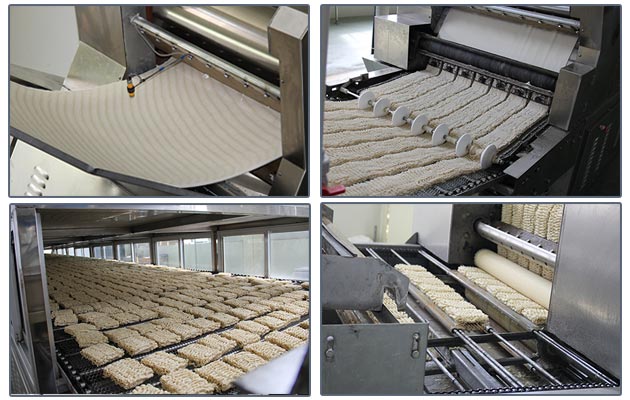 Large Capacity Fried Instant Noodle Processing Line