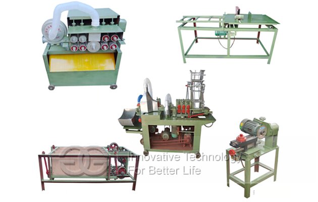 Round Disposable Wooden Chopsticks Making Machine Production Line