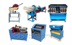 High Productivity Bamboo Wood BBQ stick machine Complete Make Line