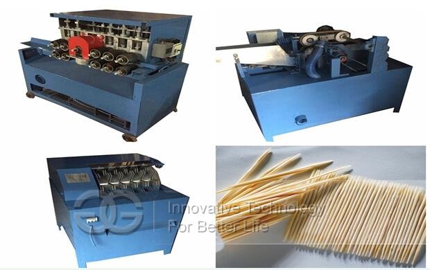 wooden toothpick processing 