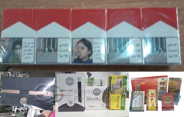 Cigarette Boxes Film Wrapping Machine