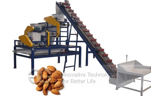 Three Stage Almond Sheller Machine