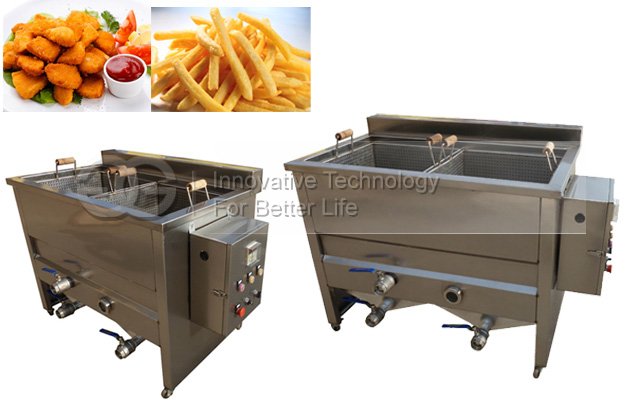 Single Potato Chips Frying Machine
