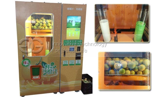 Fresh Orange Juice Vending Machine