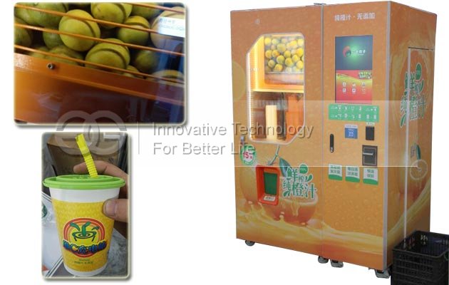 Fresh Orange Juice Vending Machine