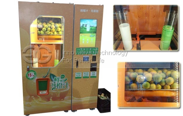 Orange Juice Vending Machine