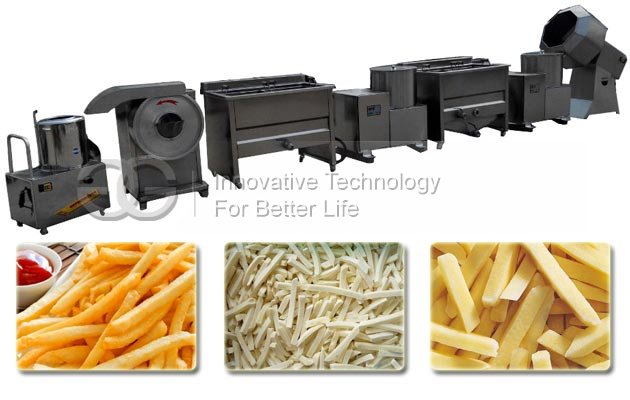 Finger Potato Chips Production Machine