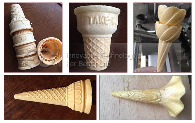 Machine for Making Wafer Ice Cream Cone